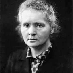 Photo de Marie Curie · Crédits photo Henri Manuel · Wikimedia Commons