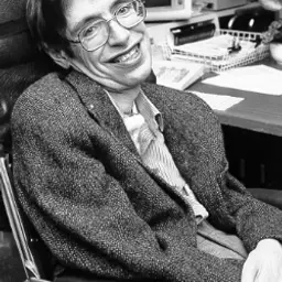 Photo de Stephen Hawking · Crédits photo NASA · Wikimedia Commons