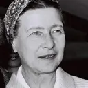 Photo de Simone de Beauvoir · Crédits photo Moshe Milner · Wikimedia Commons