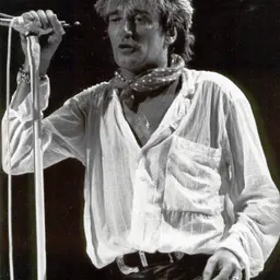 Photo de Rod Stewart · Crédits photo Rodstewartonair · Wikimedia Commons