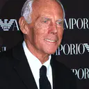 Photo de Giorgio Armani · Crédits photo Jan Schroeder · Wikimedia Commons