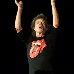 Photo de Mick Jagger · Crédits photo Jerzy Bednarski · Wikimedia Commons