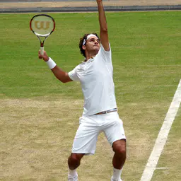 Photo de Roger Federer · Crédits photo Squeaky Knees from Cornwall, UK · Wikimedia Commons