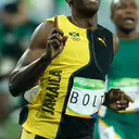 Photo de Usain Bolt · Crédits photo Fernando Frazão/Agência Brasil · Wikimedia Commons