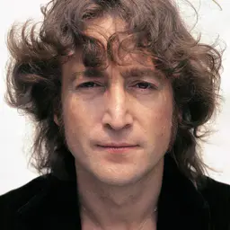 Photo de John Lennon · Crédits photo Bob Gruen; Distributed by Capitol Records · Wikimedia Commons
