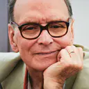 Photo de Ennio Morricone · Crédits photo Olivier Strecker · Wikimedia Commons