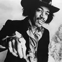 Photo de Jimi Hendrix · Crédits photo Warner/Reprise Records Uploaded by We hope at en.wikipedia · Wikimedia Commons
